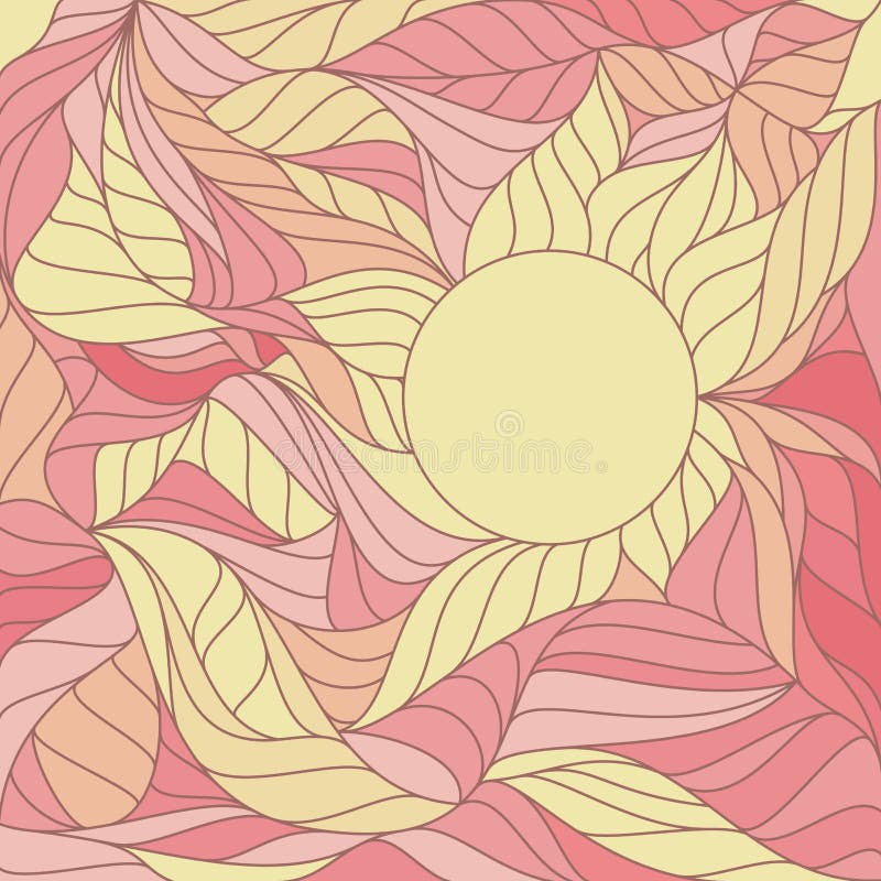 Vector abstract fantasy background vector illustration