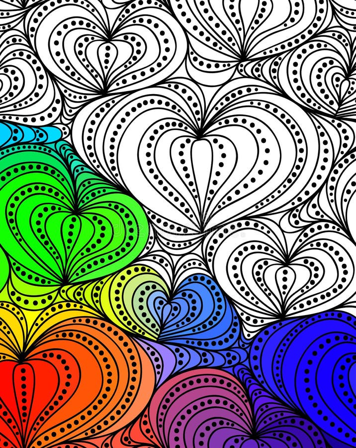 Vector abstract fantasy pattern hand drawn ornaments vector illustration