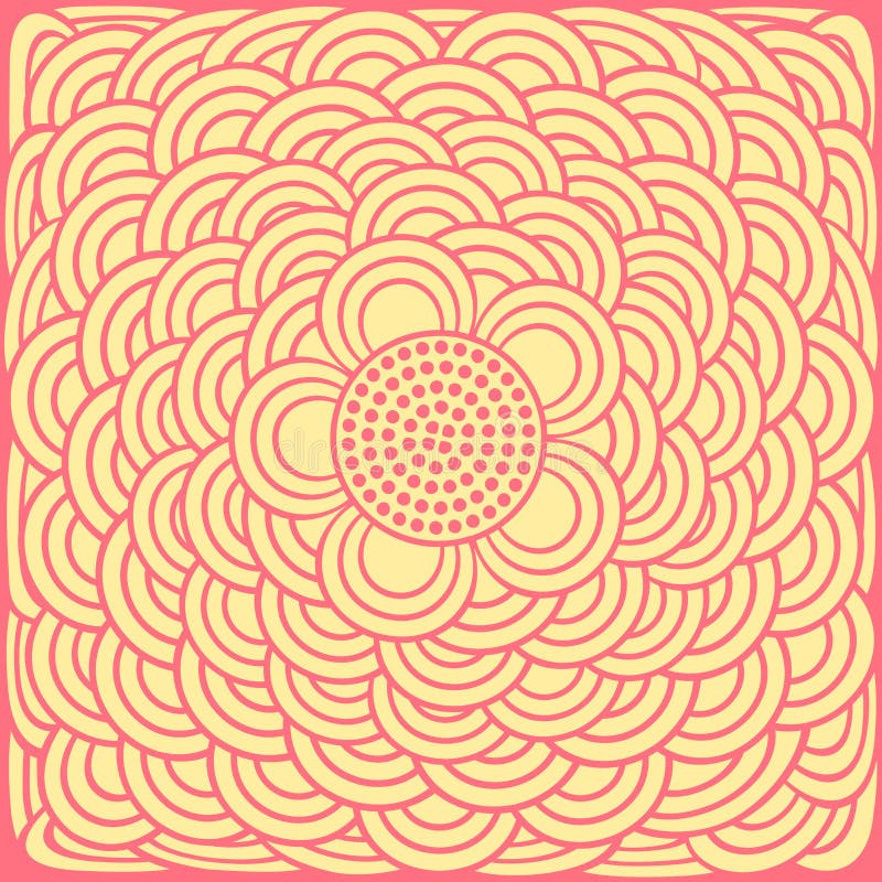 Vector abstract floral background stock illustration