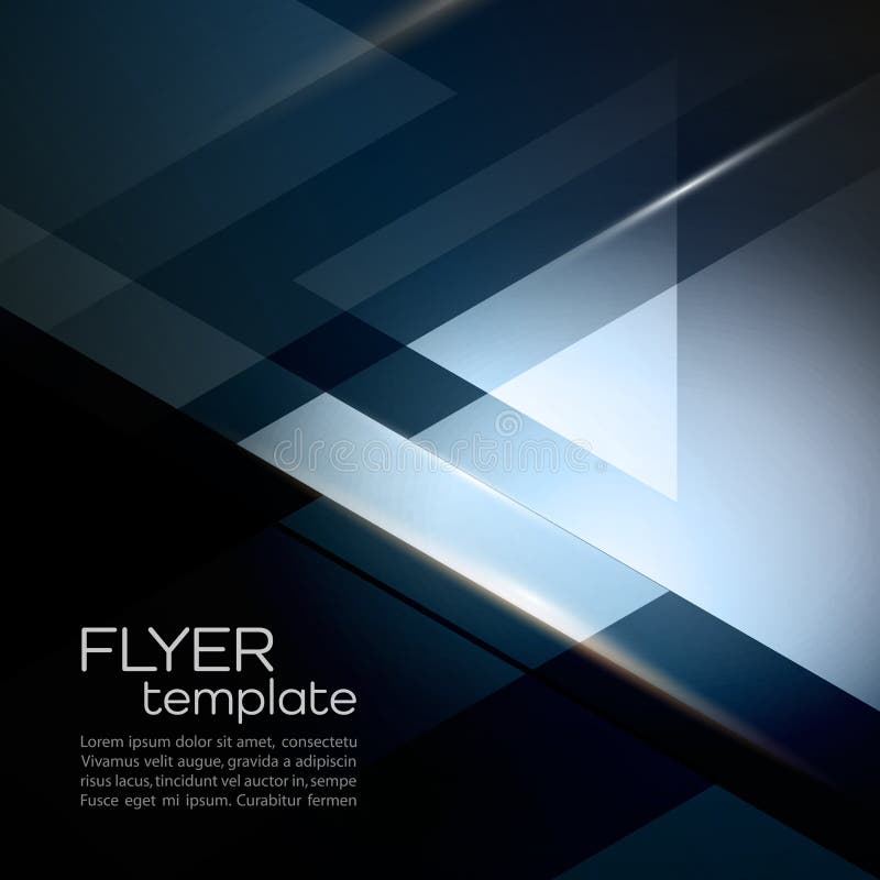 Vector abstract geometric background with triangle stock illustration