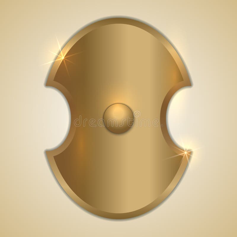 Vector abstract illustration of old gold Greek stock illustration