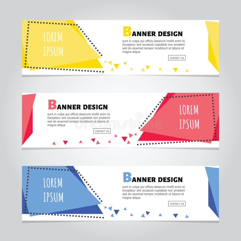 Vector Abstract Kleurrijk het Webmalplaatje van de Geometrisch Ontwerpbanner, Achtergrondbanner stock illustratie Vector Abstract Kleurrijk het Webmalplaatje van de Geometrisch Ontwerpbanner, Achtergrondbanner stock illustratie