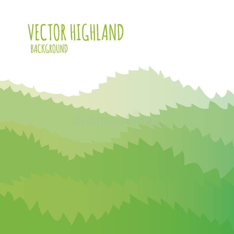 Vector abstract landschap vector illustratie