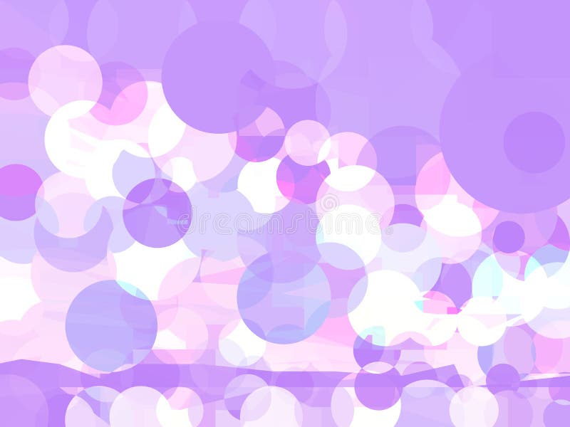 Vector Abstract Lilac Background with Circles royalty free illustration