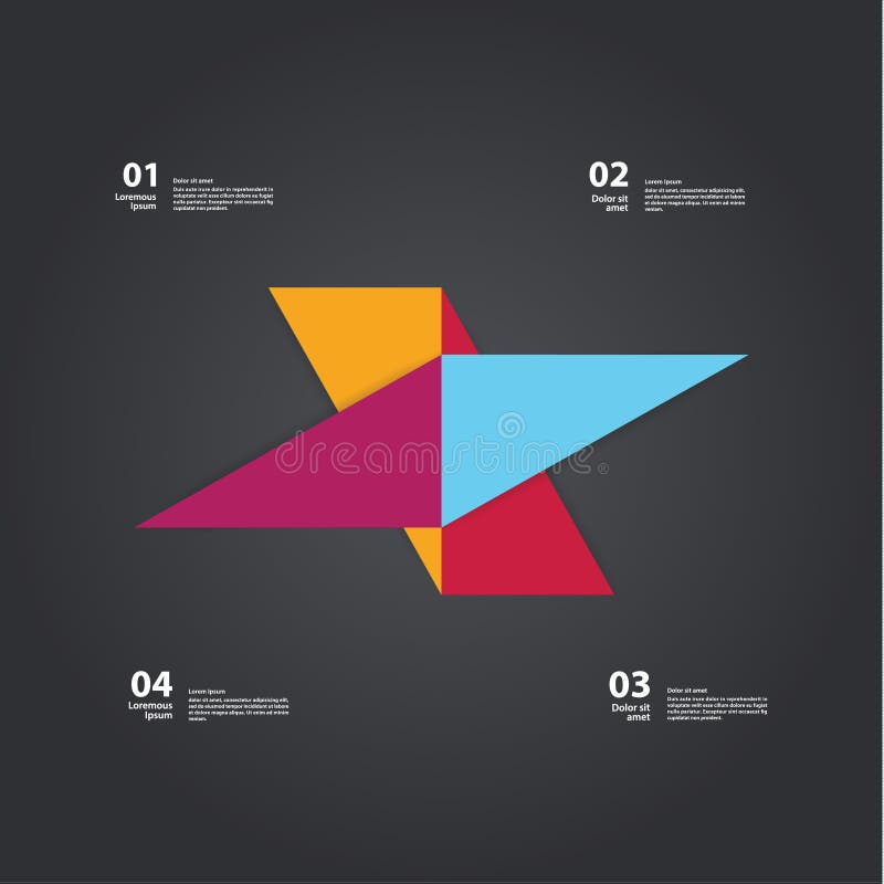 Vector abstract sjabloon. Kleurrijk sjabloon met ruimte voor jou stock illustratie