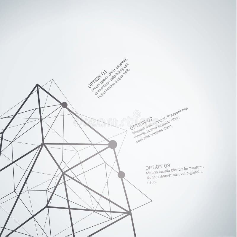 Vector abstract malplaatje Decoratieve banner royalty-vrije illustratie