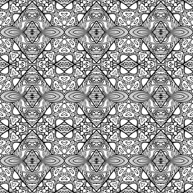 Vector Abstract Modern Cartoon Seamless Pattern Stock Vector