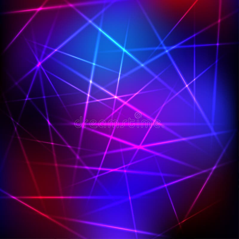Vector abstract neon background stock illustration