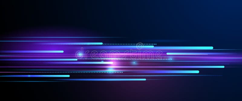 Vector abstract neon light, pattern line with space. Purple, blue, green and gradient color background. stock illustration