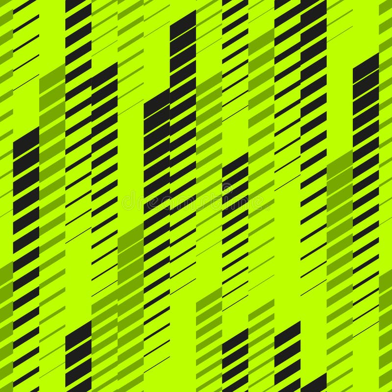 Vector abstract neon sport pattern with fading lines, tracks, halftone stripes. Urban pattern. Neon pattern. stock illustration