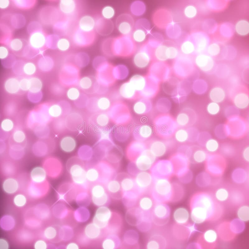 Vector abstract pink sparkling background with blurred lights vector illustration Vector abstract pink sparkling background with blurred lights vector illustration