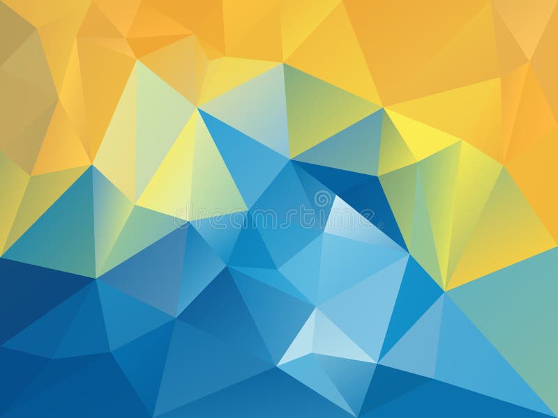 Polygon Background Yellow Blue Stock Illustrations – 16,642