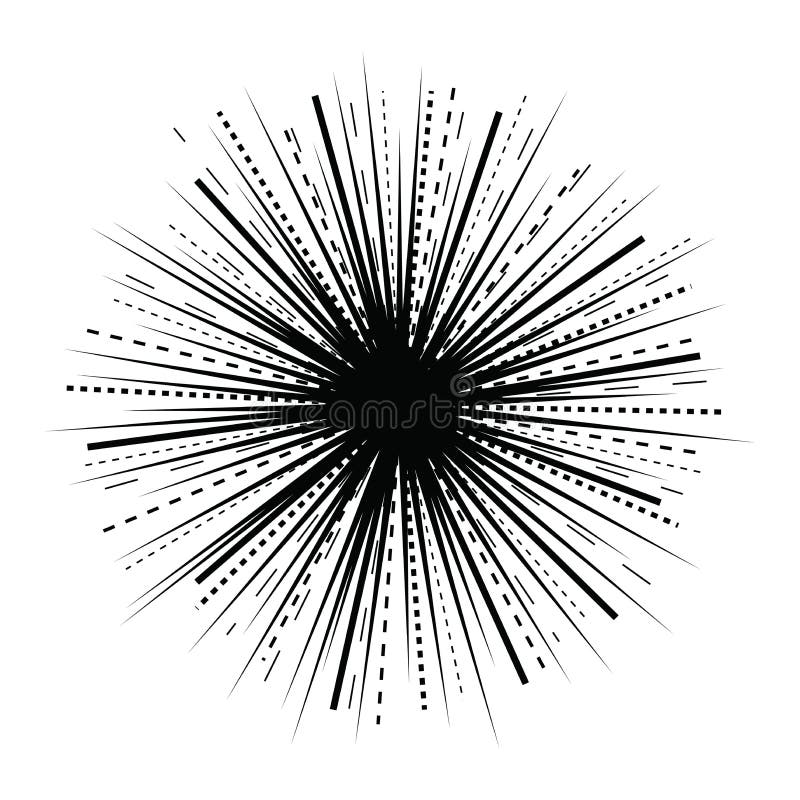 Radial Line Drawing. Action, Speed Lines, Stripes Stock Vector -  Illustration of perspective, frame: 187031089