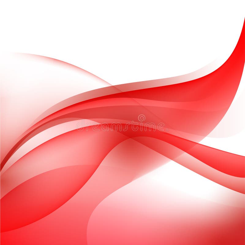 Vector Abstract Red Wavy Background, Wallpaper Stock Vector ...