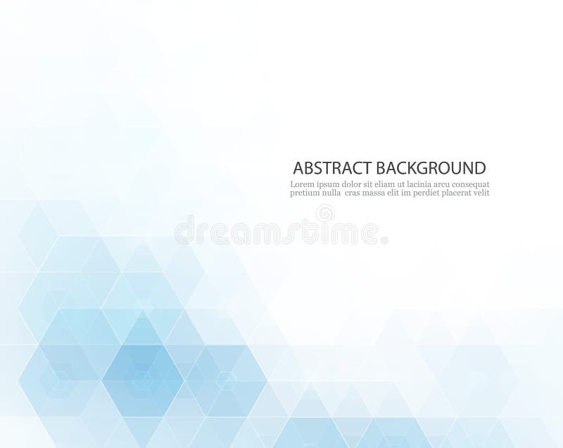 Vector Abstract science Background. Hexagon geometric design. stock illustration