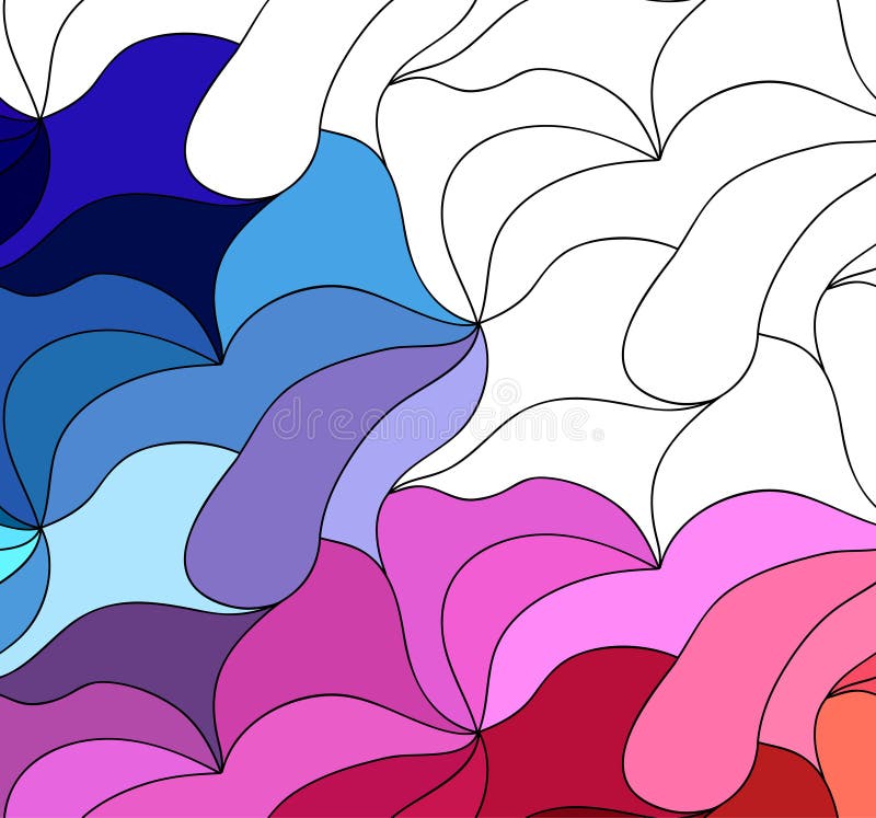 Vector abstract seamless fantasy pattern hand drawn ornaments vector illustration