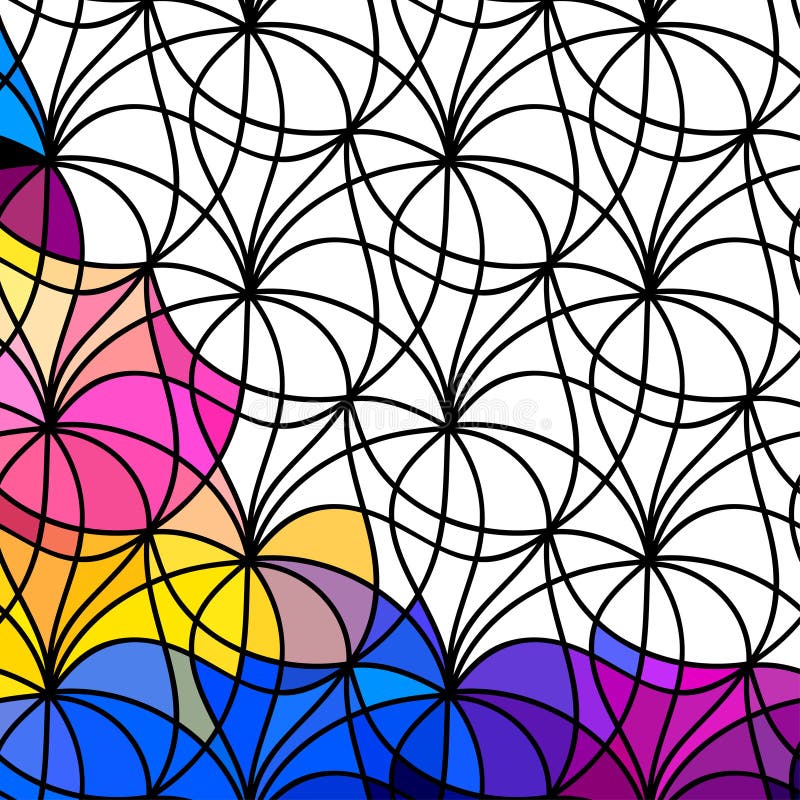 Vector abstract seamless fantasy pattern hand drawn ornaments vector illustration