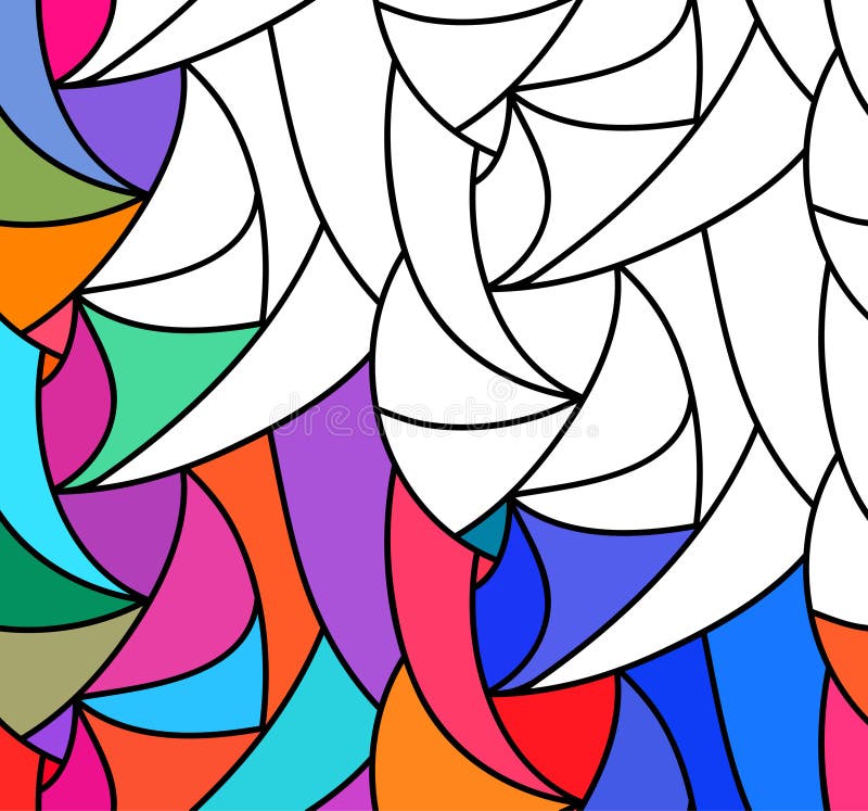 Vector abstract seamless fantasy pattern hand drawn ornaments vector illustration