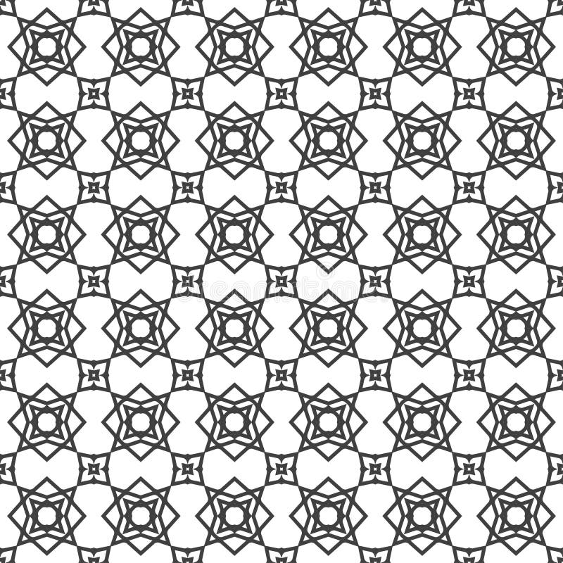 Vector Abstract Seamless Geometric Islamic Wallpaper. Stock Vector Illustration of arabesque