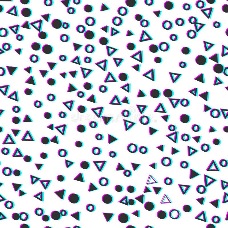 Vector abstract seamless pattern with glitch effect. royalty free illustration Vector abstract seamless pattern with glitch effect. royalty free illustration