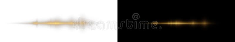 Vector abstract stralucitor cu tonuri aurii fascicule laser iluminare neon și efecte sclipici. stock illustration