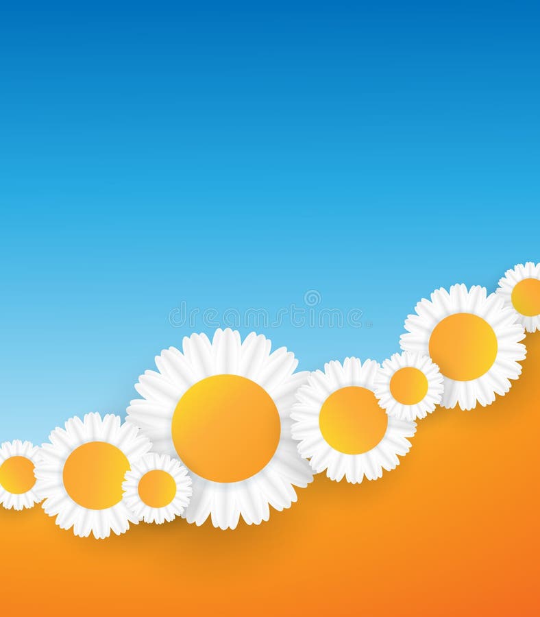 Vector abstract summer time