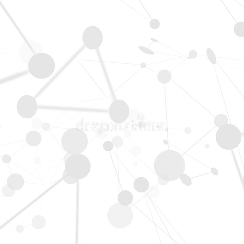Vector abstract technological white texture background stock illustration