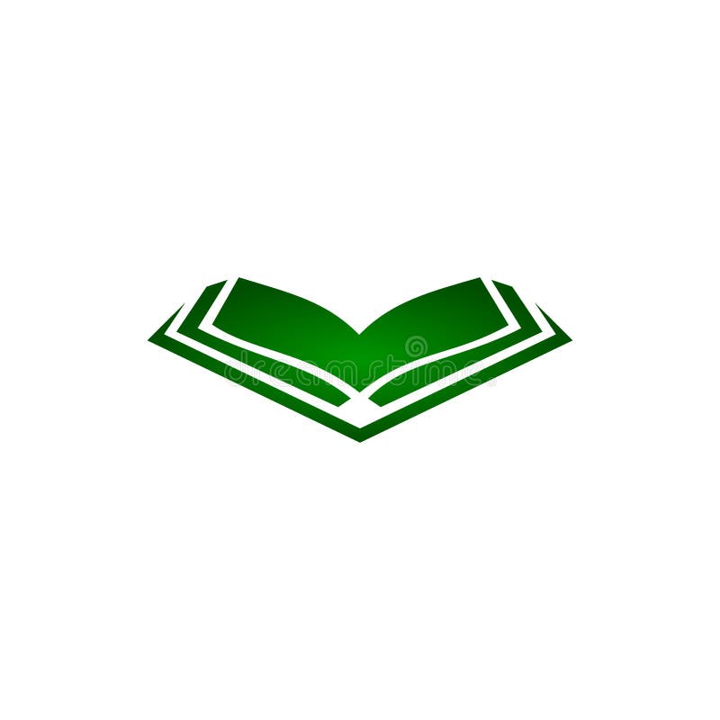Vector Al Quran Illustration Logo. Islamic Icon Stock Illustration