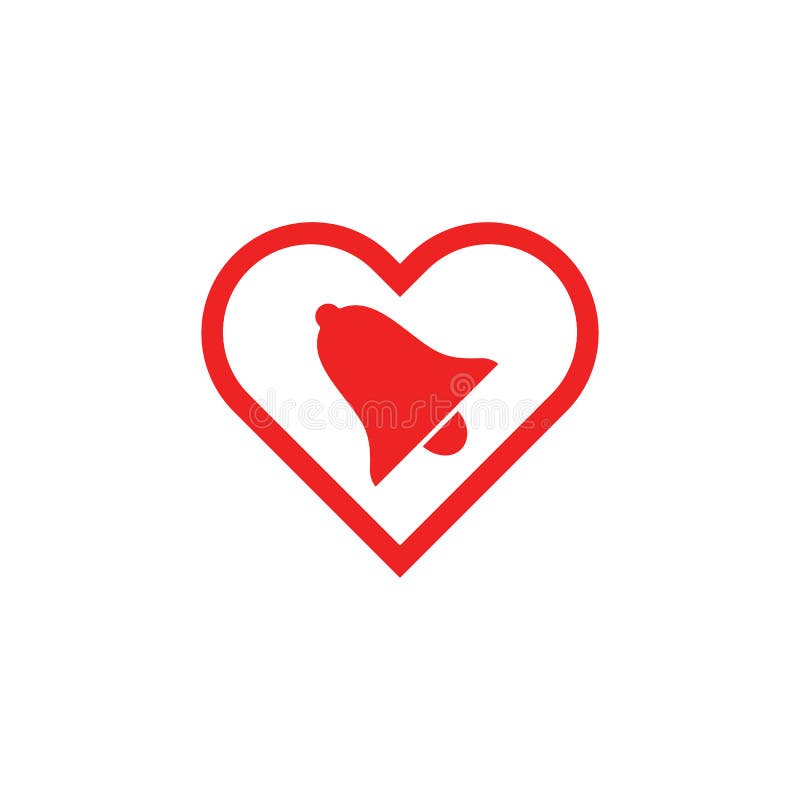 Vector Alarm Bell Logo Icon Template Vector Illustration Stock Vector