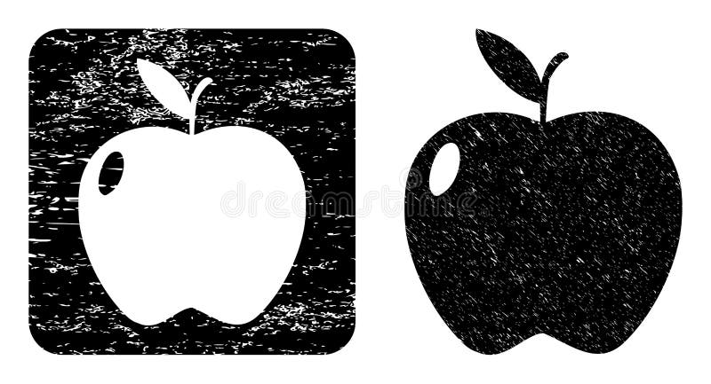 Bitten Apple Stamp