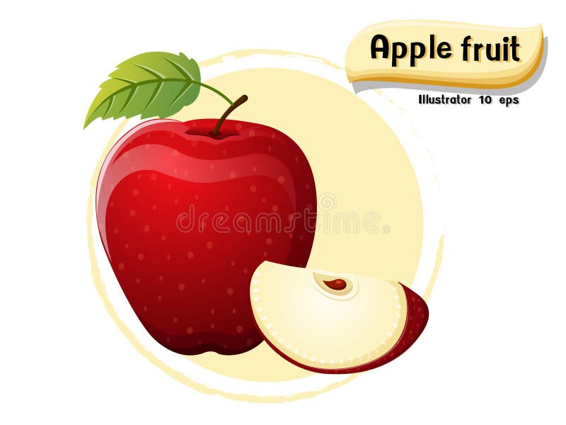 Letter a apple stock vector. Illustration of white 10049999