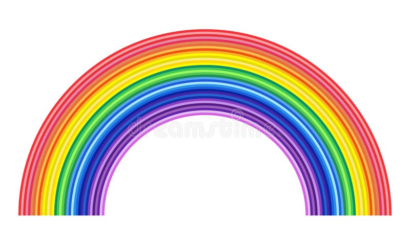 Vector arco iris colorido