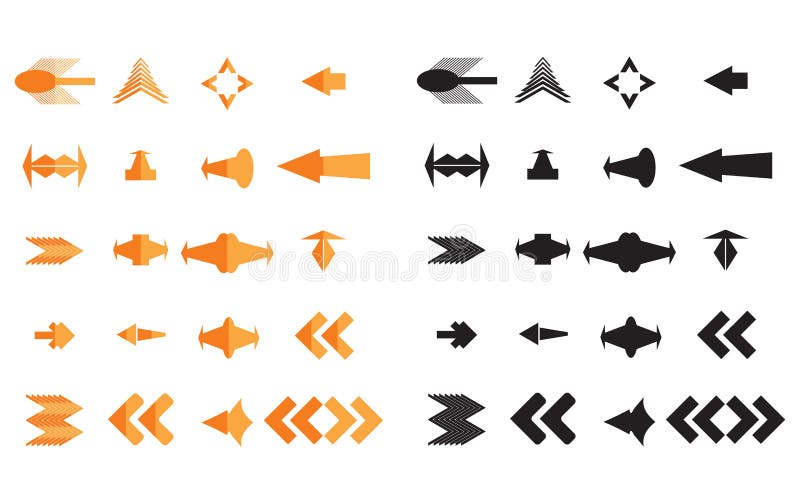 Vector arrow icons