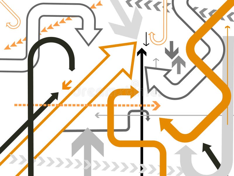 Vector arrows background stock illustration Vector arrows background stock illustration