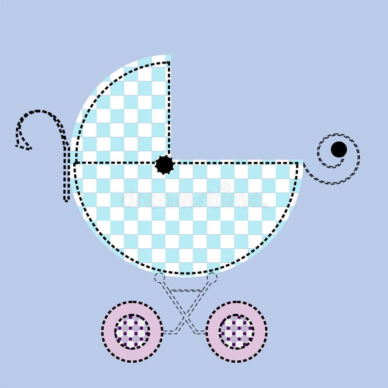 Download Vector baby pram stock illustration. Illustration of ...