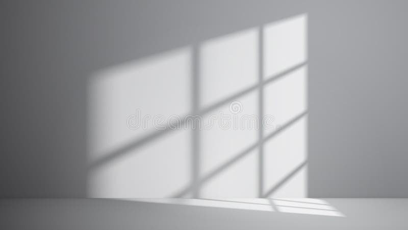 Vector background of empty white room royalty free illustration