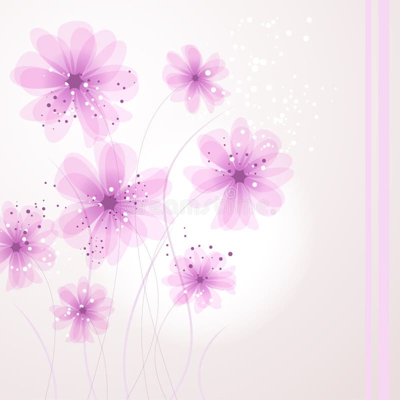 Vector background with Flowers