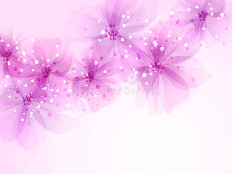 Vector background with flowers