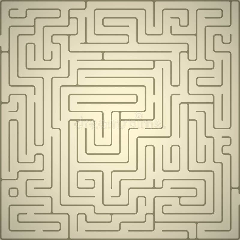 Labyrinth Maze Game Solution Help Dog Stock Vector (Royalty Free)  1018663486