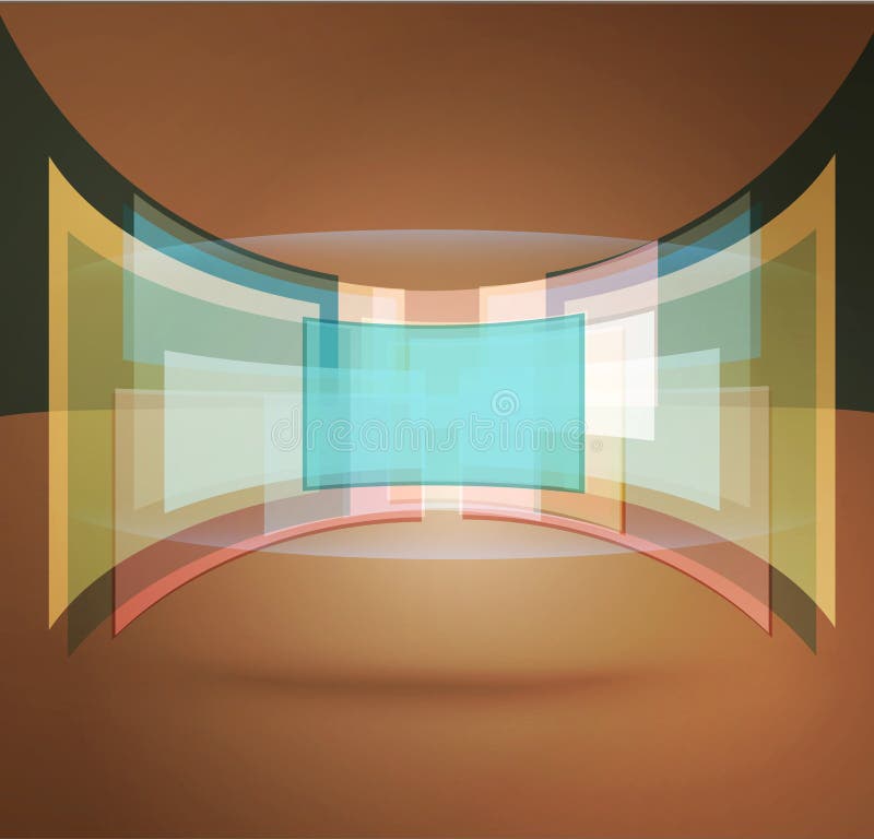 Vector background with pastel colors stock illustration
