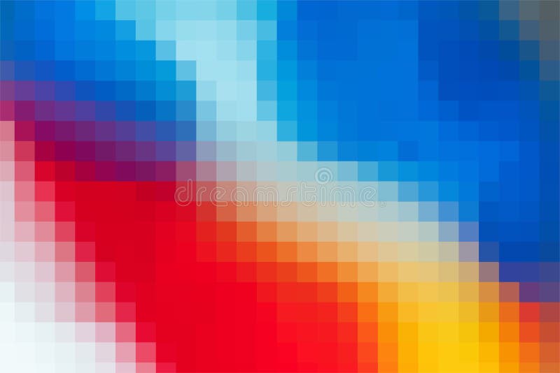 Vector Background of Light Blue Squares. Geometric Texture from Blue