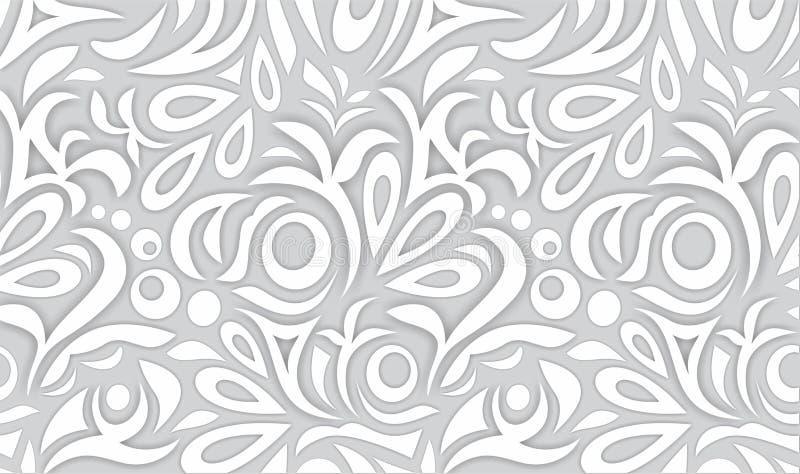 White Floral Abstract 3d Background Vector Wallpaper. 3d Wall Design Pattern Background Wallpaper. White Ornamental Background . Stock Vector - Illustration of illustrations, ornamental: 180409965 White Floral Abstract 3d Background Vector Wallpaper. 3d Wall Design Pattern Background Wallpaper. White Ornamental Background . Stock Vector - Illustration of illustrations, ornamental: 180409965