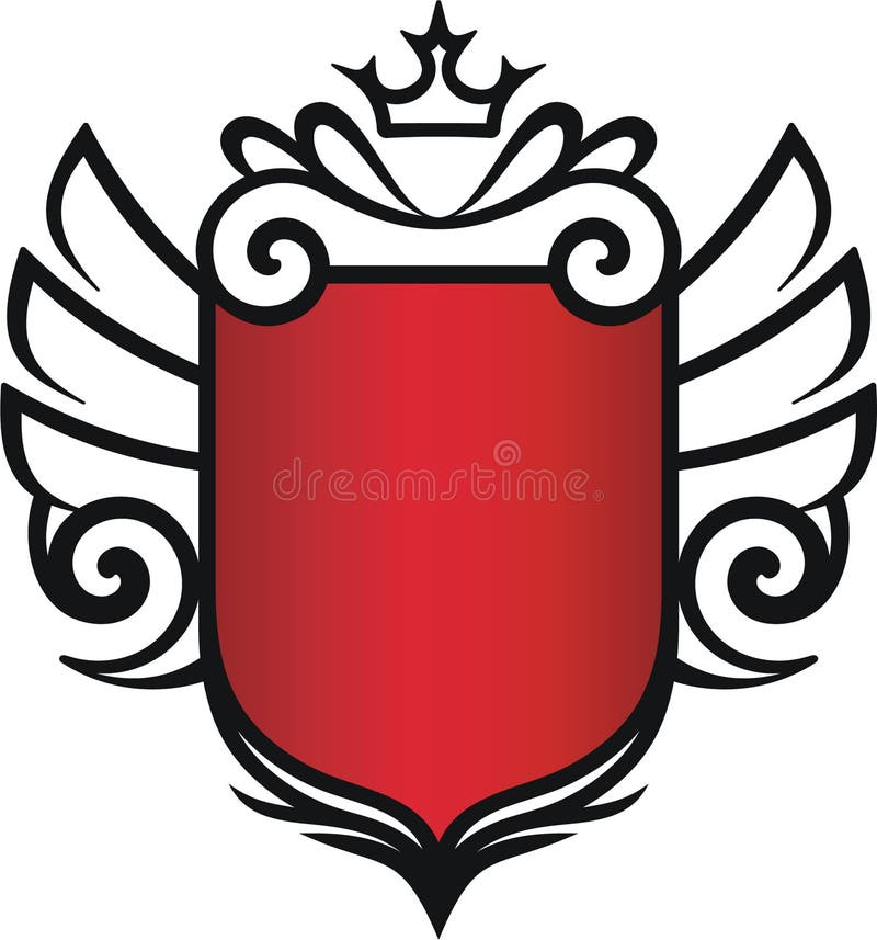 Double Headed Eagle Silhouette with Crown Stock Vector - Illustration ...