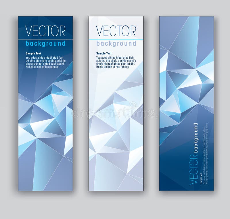 Vector Banners. Abstract Eps10 Backgrounds.