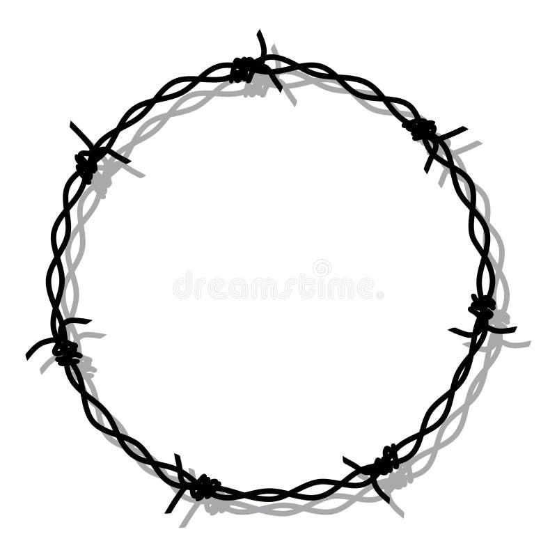 Barbed Wire Clipart Vector