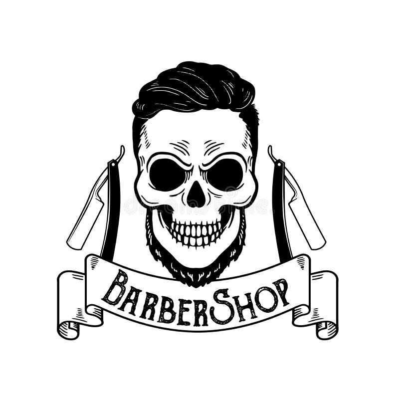 CRMla: Barber Shop Logo Vector Png