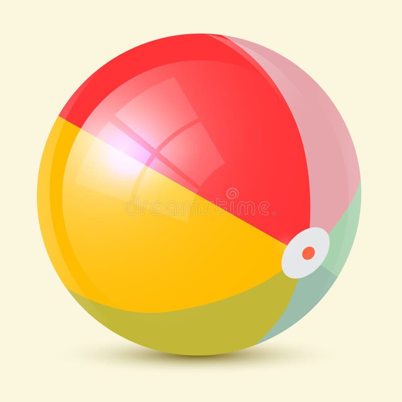 Vector Beach Ball Illustration