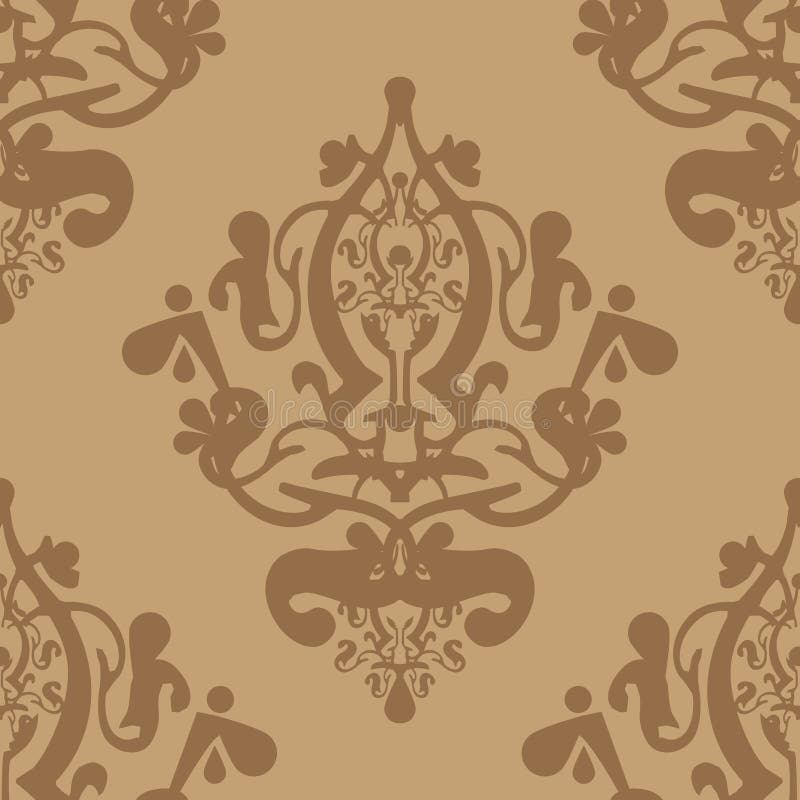 Vector beige wallpaper stock vector. Illustration of antique - 26181393