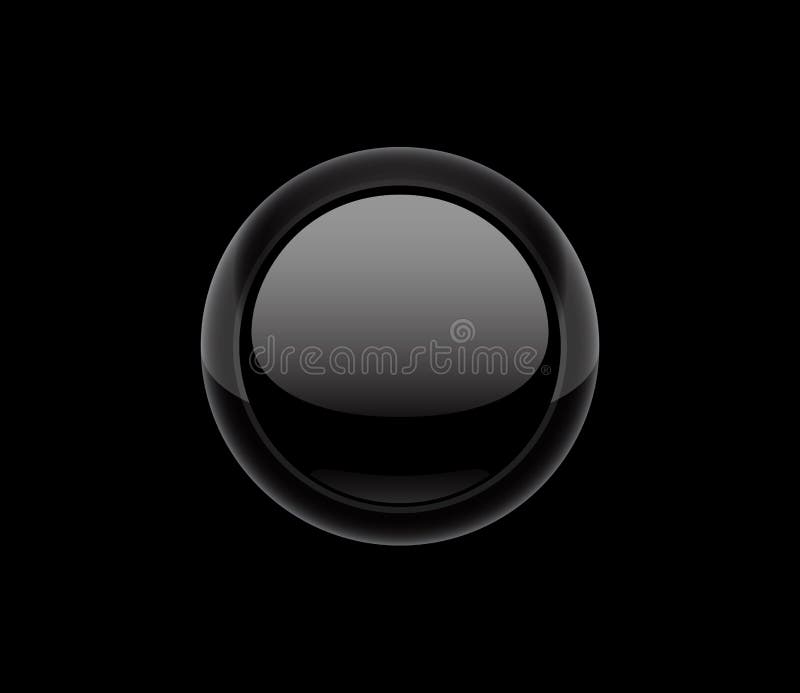 Vector black button