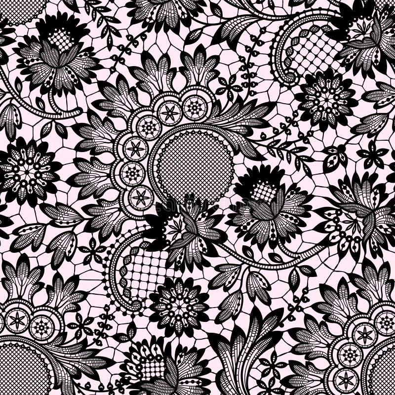 Black Lace Pattern Stock Illustrations – 97,740 Black Lace Pattern